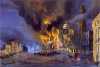 Картина "Венеция в огне" во время автрийской бомбардировки