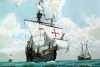 Иллюстрация кораблей экспедиции Колумба