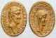 Монеты с портретами Антония и Октавиана